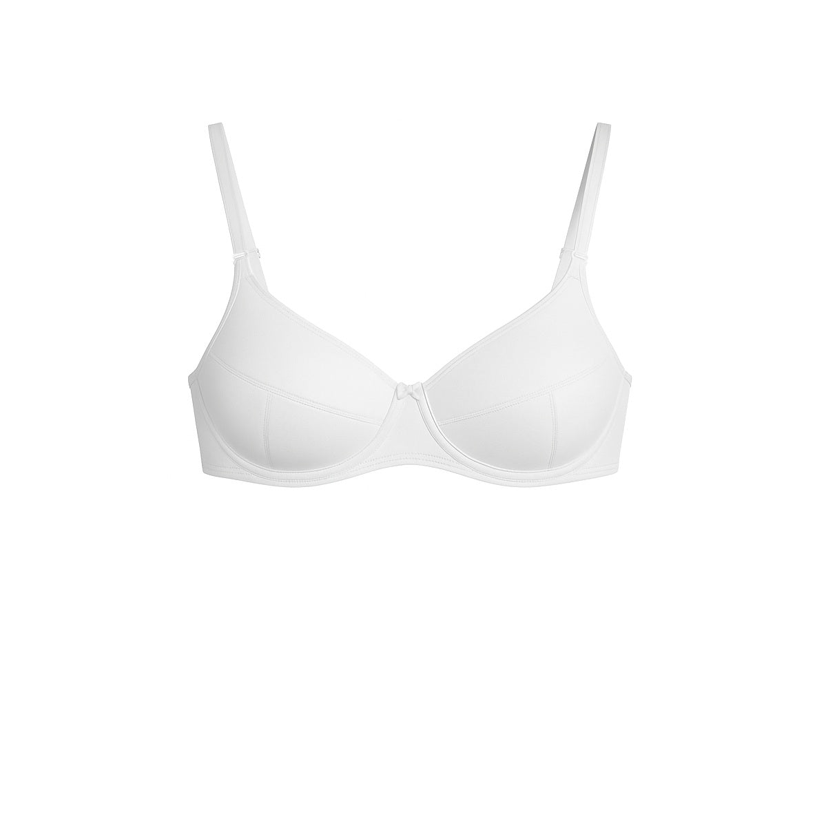 144 Pack - Wireless Unpadded Bras - White - Assorted Sizes