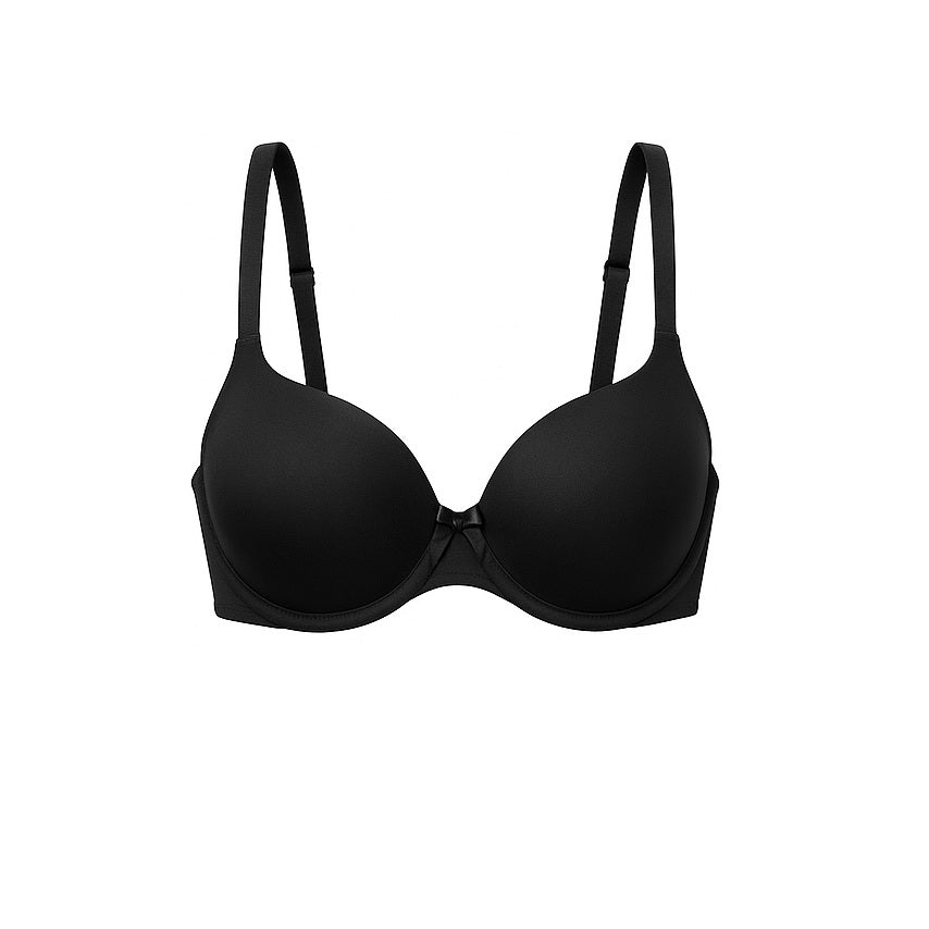 144 Pack - Microfiber Push Up Bras - Black - Assorted Sizes