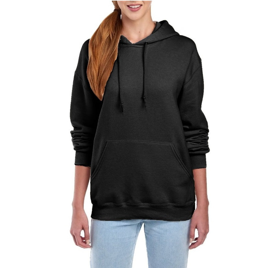 24 Pack Women's Pullover Hoodie - Black