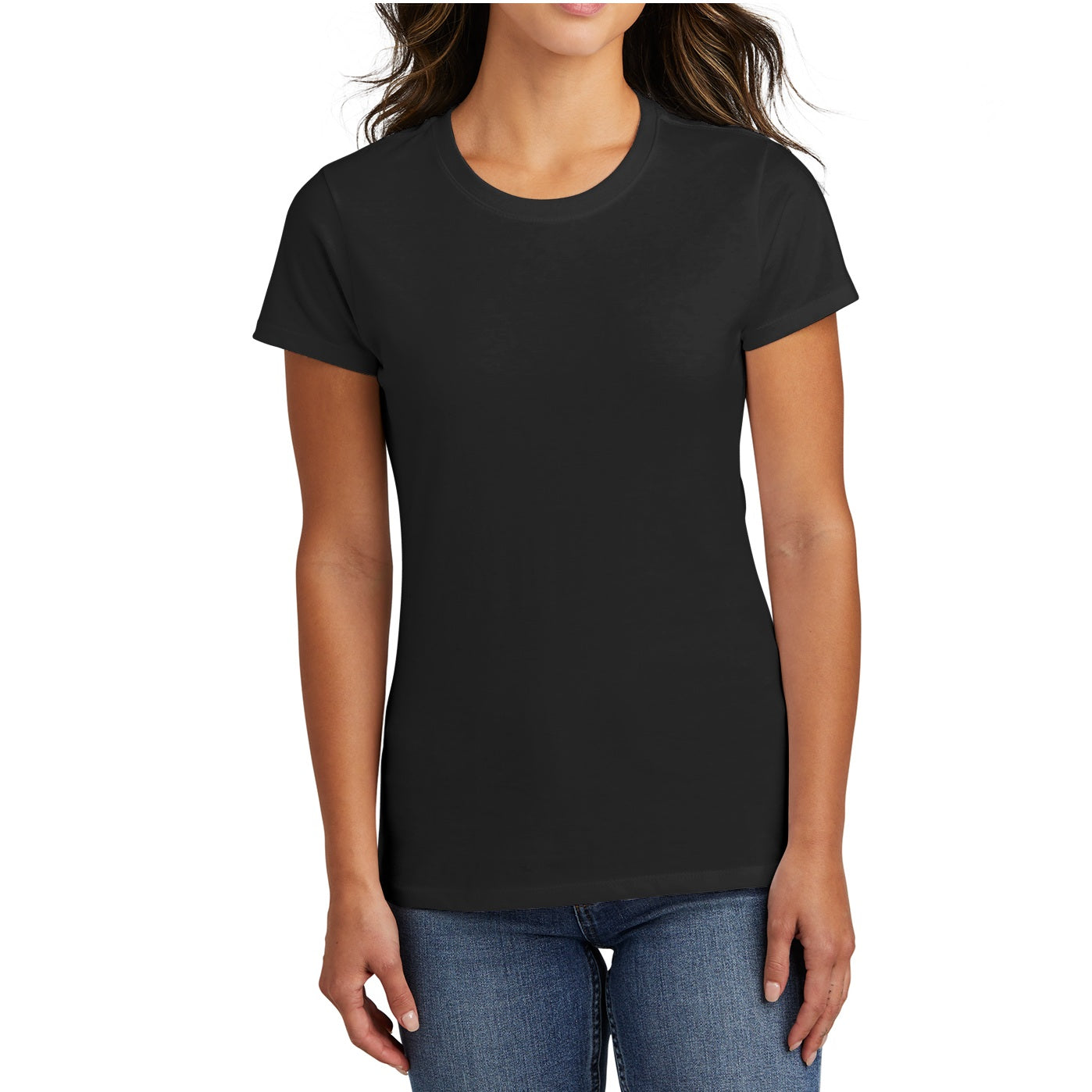 48 Pack Women's Cotton T-Shirt - Black