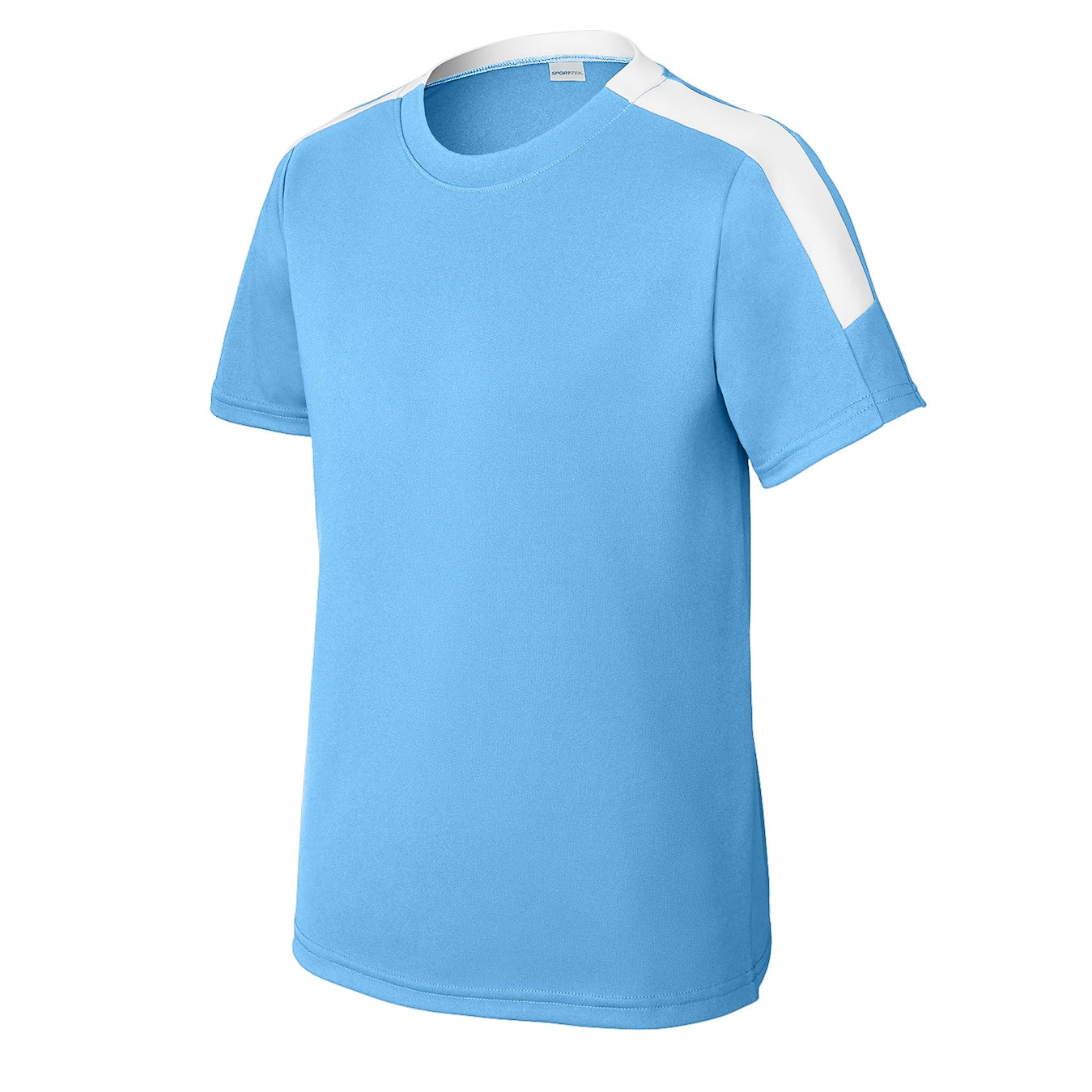 36 Pack Youth Crew Neck Short Sleeve Moisture-Wicking Team Shirt - Royal / White