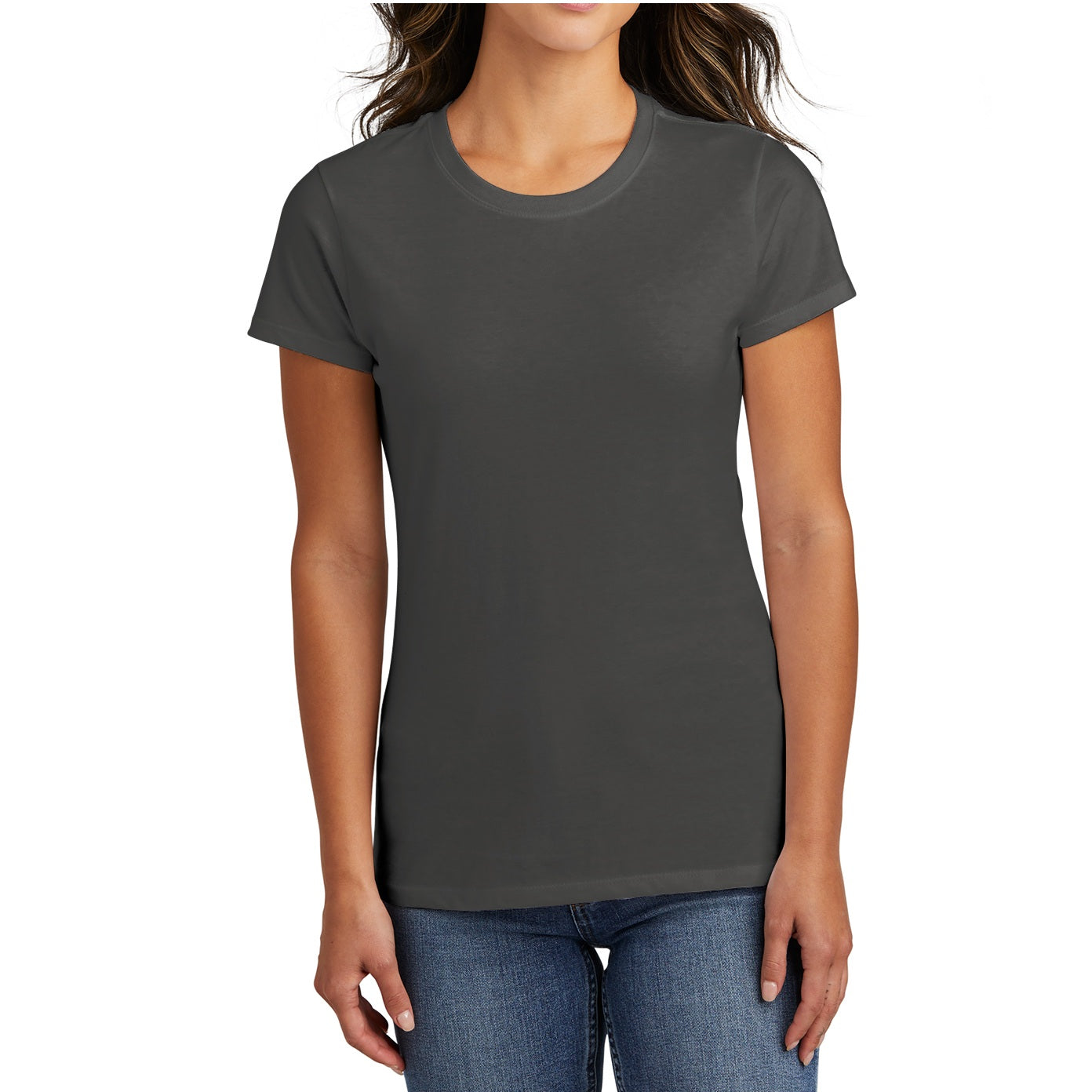 48 Pack Women's Cotton T-Shirt - Charcoal
