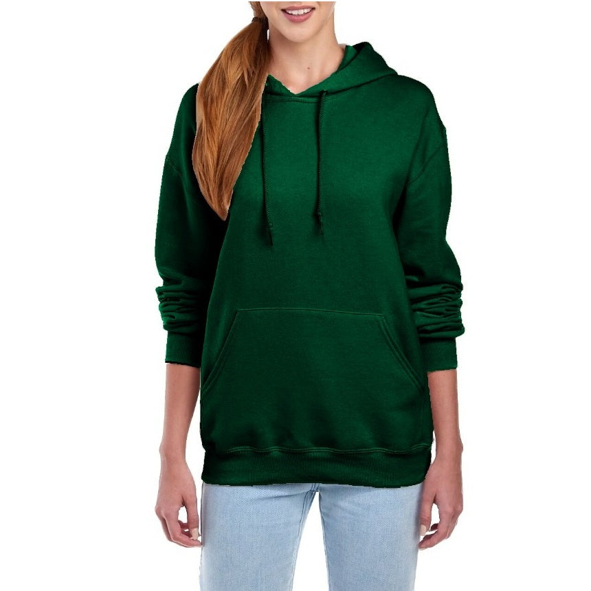 24 Pack Women's Pullover Hoodie - Dark Green