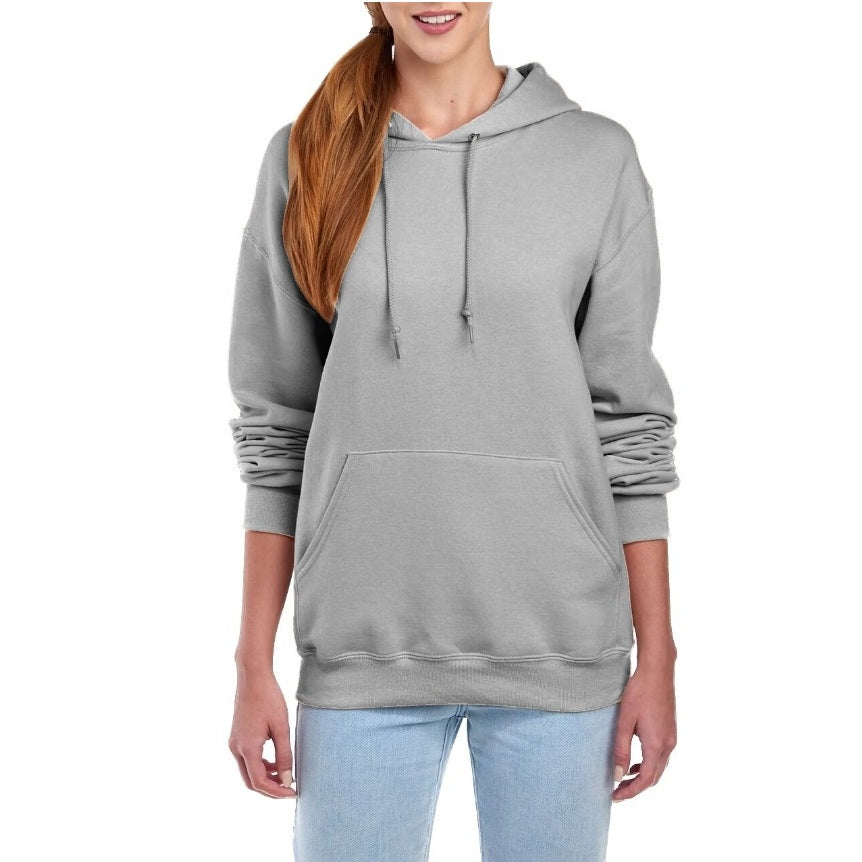 24 Pack Women's Pullover Hoodie - Heather Grey
