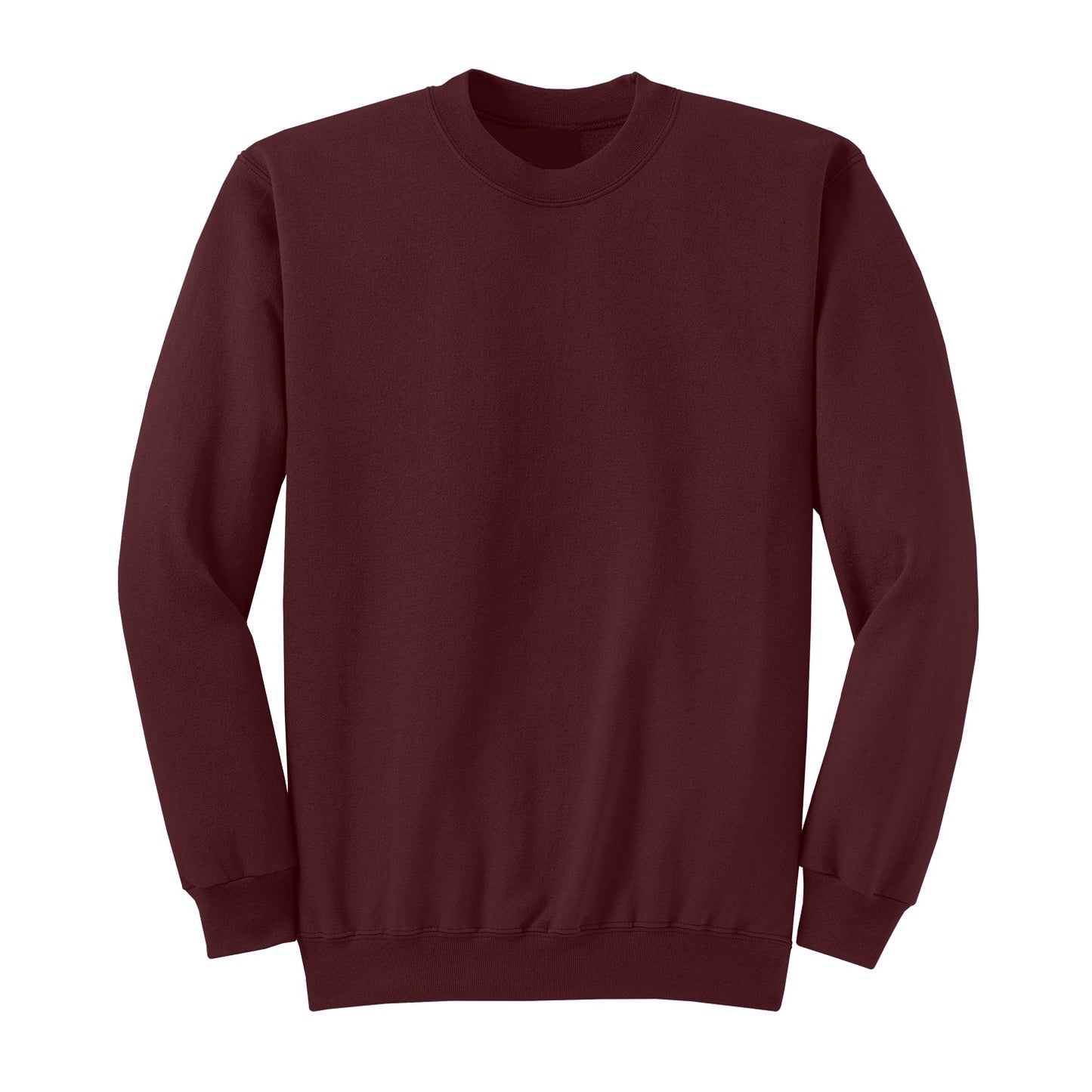 24 Pack Women's Crewneck Sweatshirt - Maroon