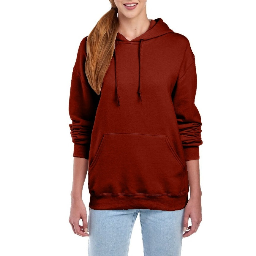 24 Pack Women's Pullover Hoodie - Maroon
