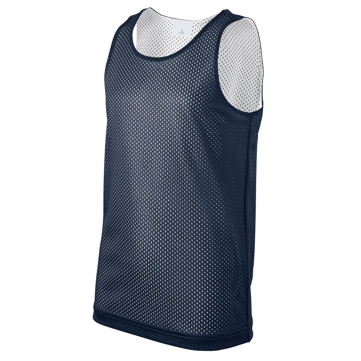36 Pack Youth Reversible Mesh Jersey Tank - Royal Blue / White