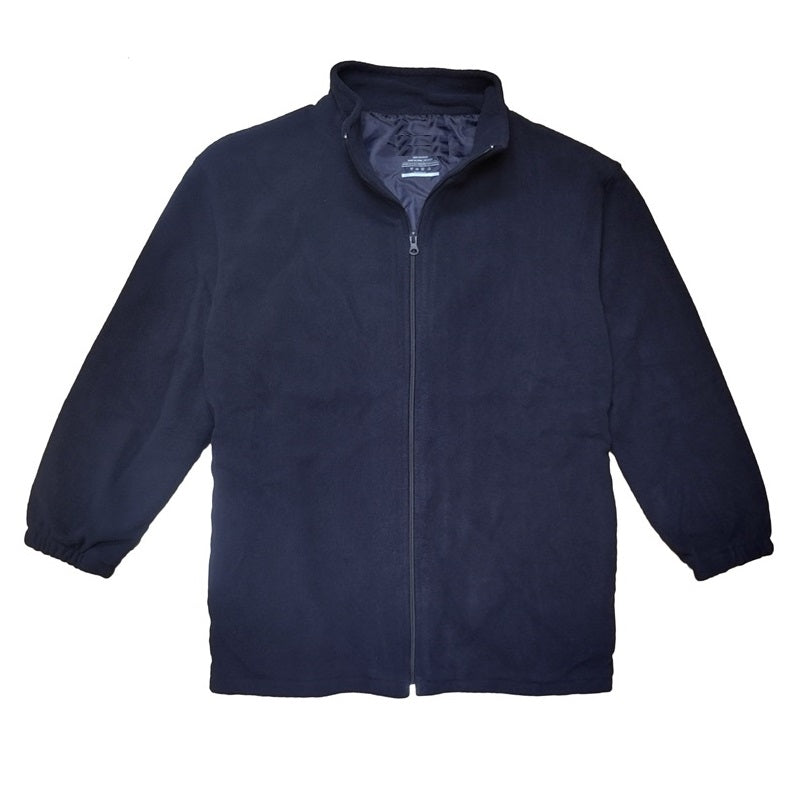 Wholesale Youth Polar Fleece Full Zip Jacket in Navy | Wholesale