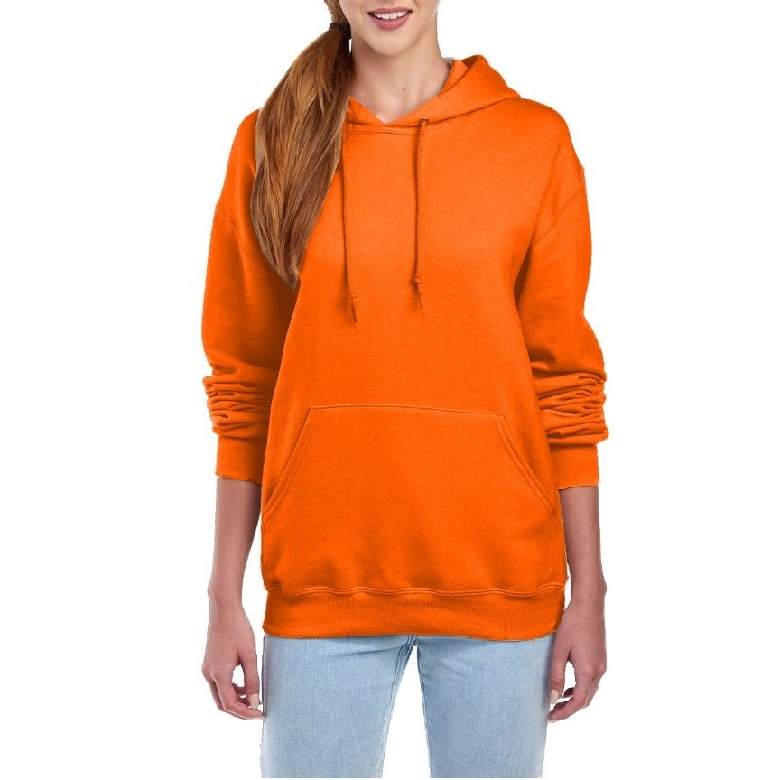 24 Pack Women's Pullover Hoodie - Orange