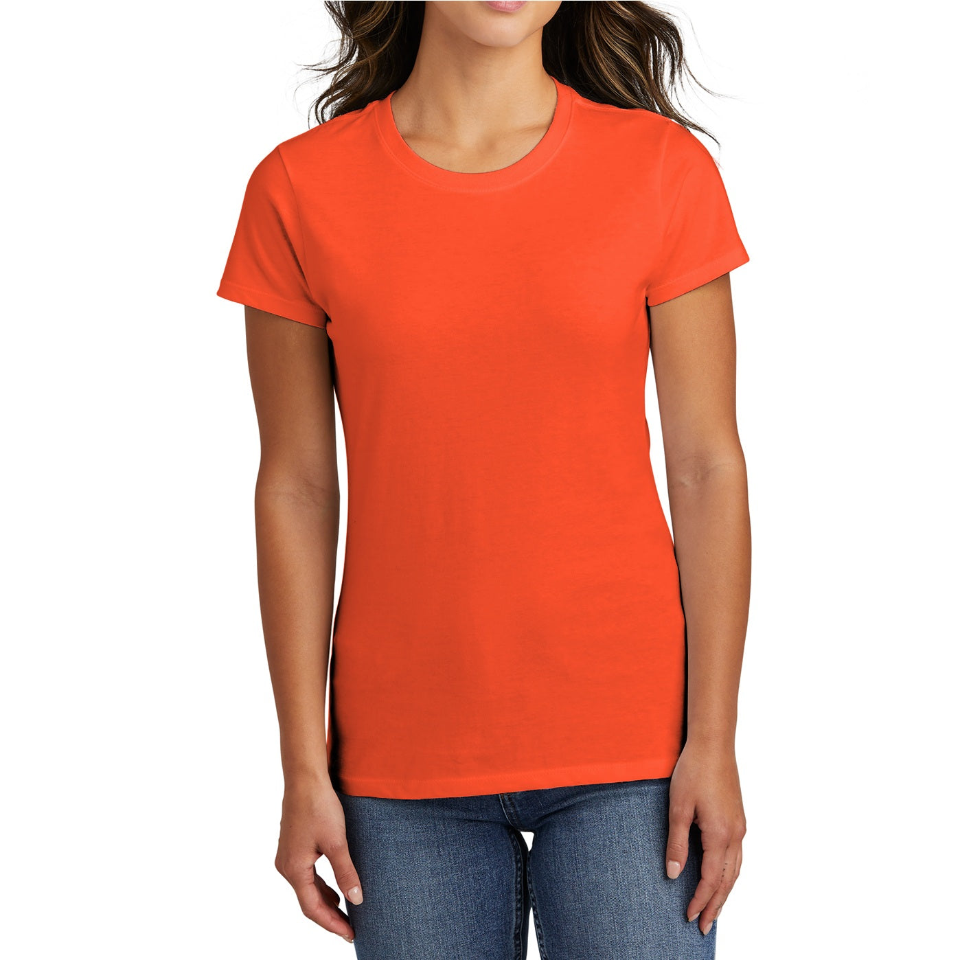48 Pack Women's Cotton T-Shirt - Orange
