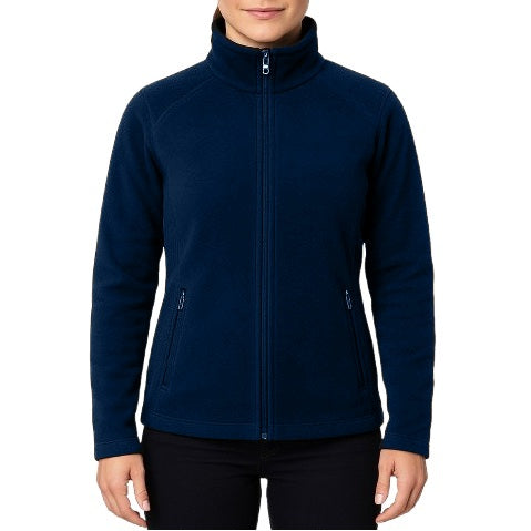 24 Pack Women's Polar Fleece Full Zip Jacket - Navy