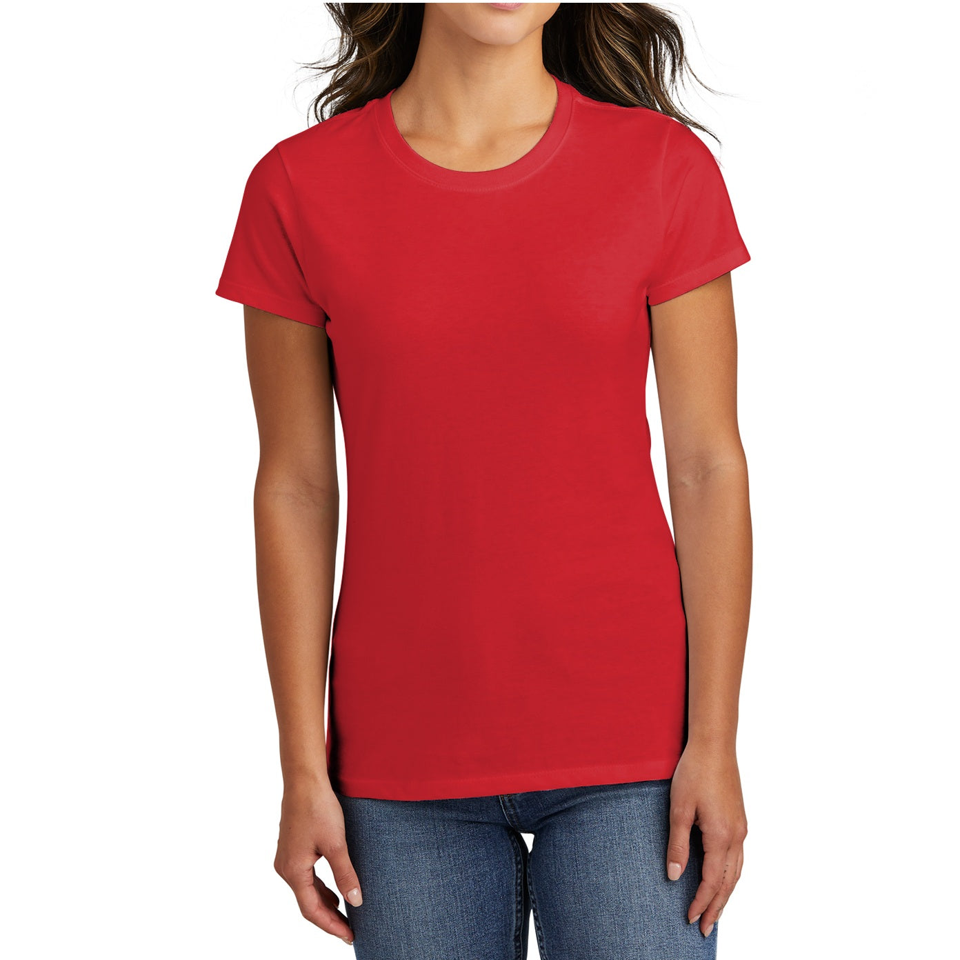 48 Pack Women's Cotton T-Shirt - Red