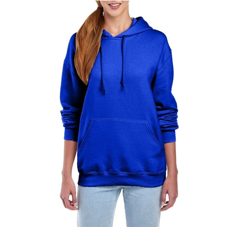 24 Pack Women's Pullover Hoodie - Royal Blue