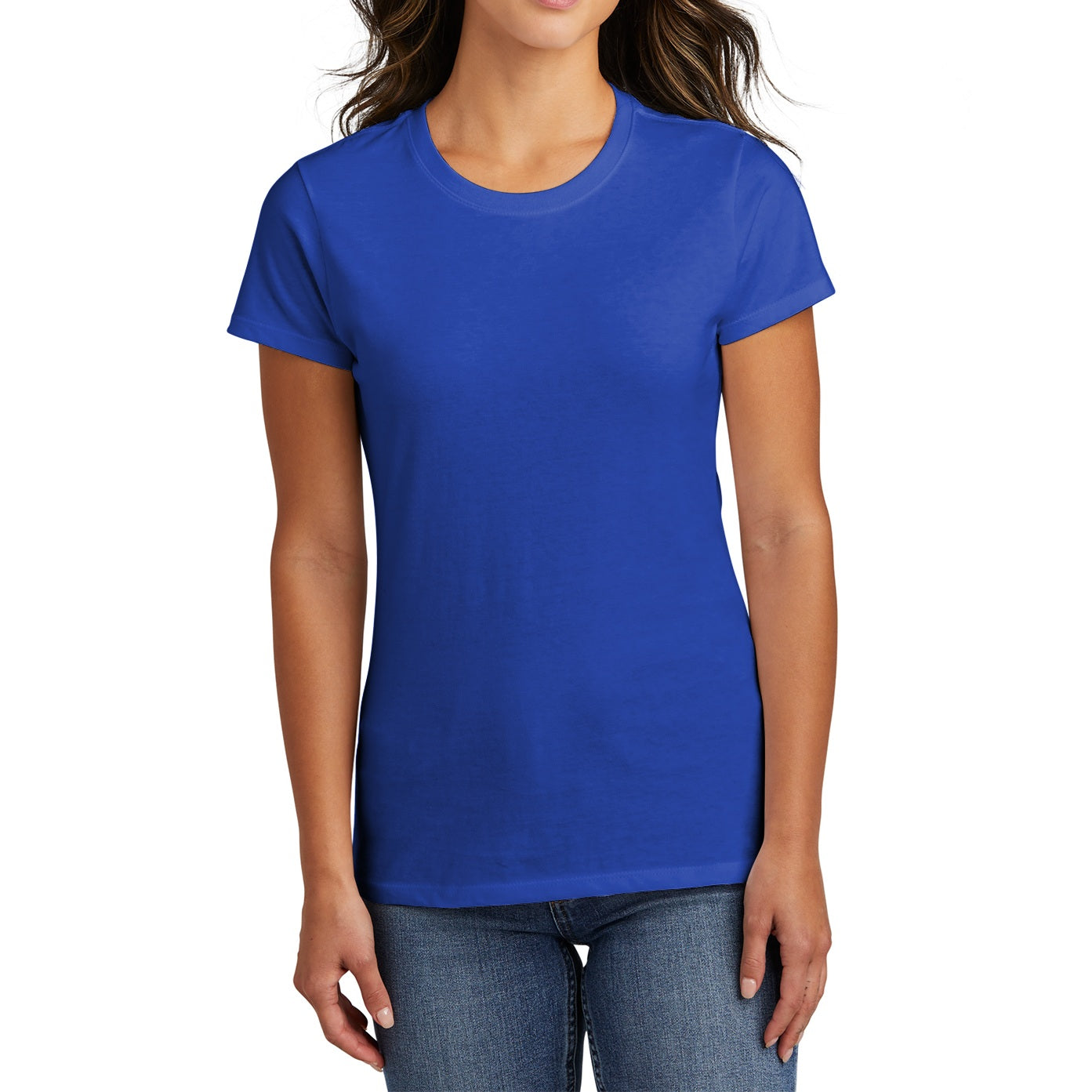 48 Pack Women's Cotton T-Shirt - Royal Blue