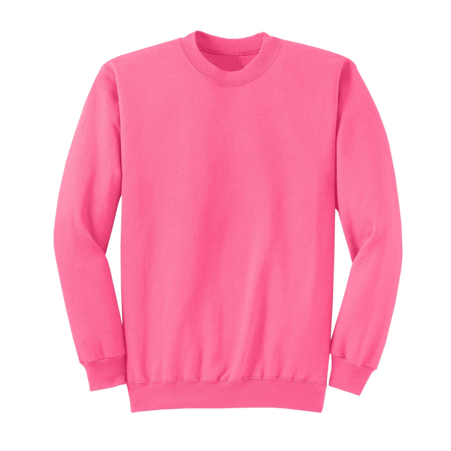 24 Pack Women's Crewneck Sweatshirt - Neon Pink