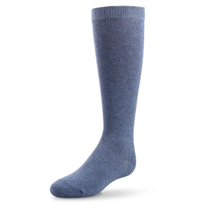72 Pack Girls Knee High Socks - Denim Blue