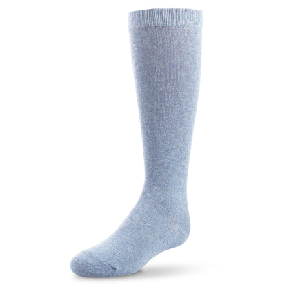 72 Pack Girls Knee High Socks - Denim Blue
