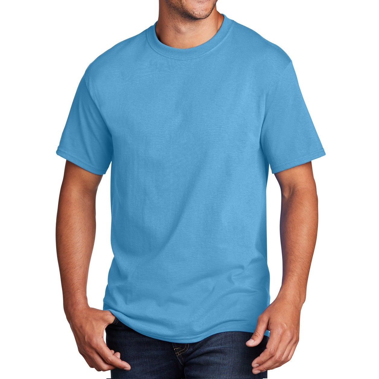 48 Pack Men's Cotton T-Shirt - Black