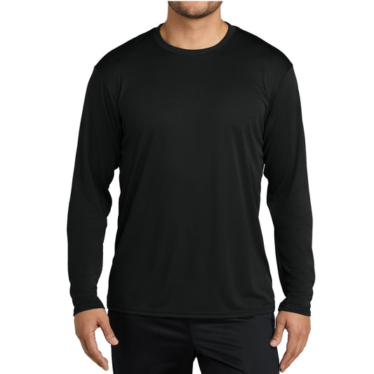 48 Pack Men's Performance Long Sleeve T-Shirt - Black