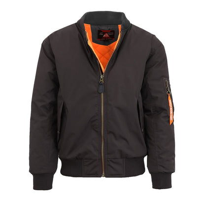 24 Pack Men's Heavyweight Bomber Flight Jacket - Camo
