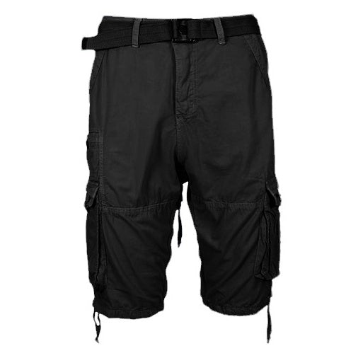 24 Pack Men's Vintage Belted Cargo Shorts - Navy