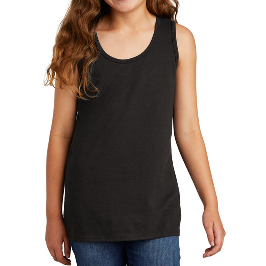 48 Pack Girl's Cotton Tank Top T-Shirt - Black