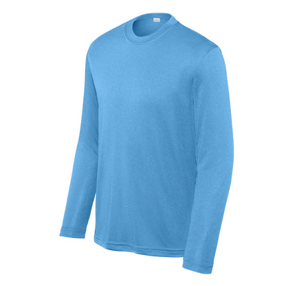 48 Pack Youth Long Sleeve Performance Tee - Dark Green