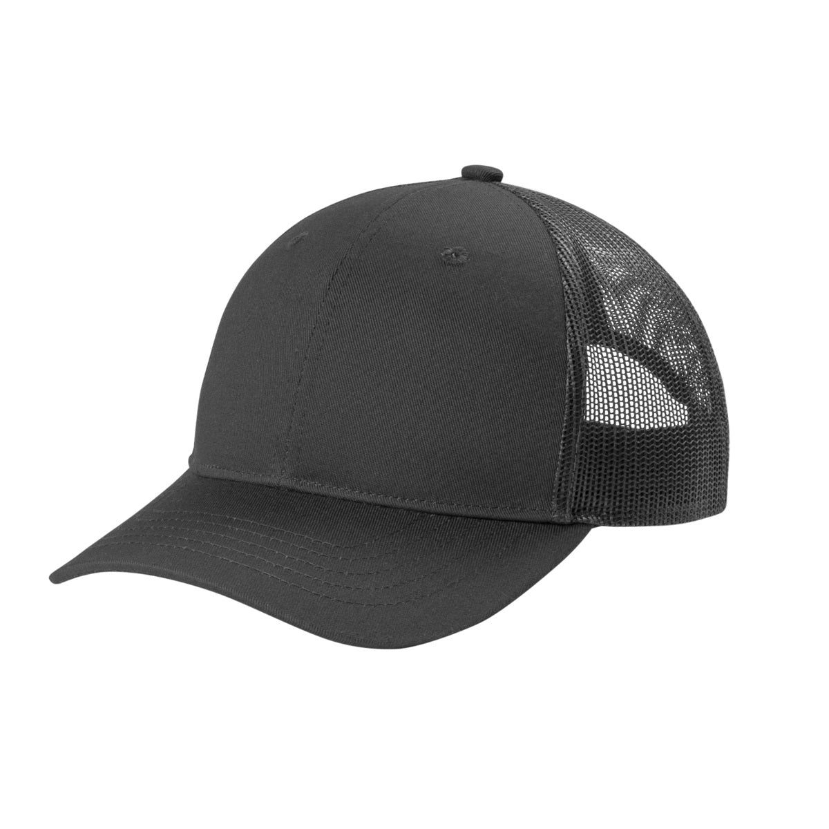 24 Pack Youth Youth Snapback Trucker Cap - Charcoal