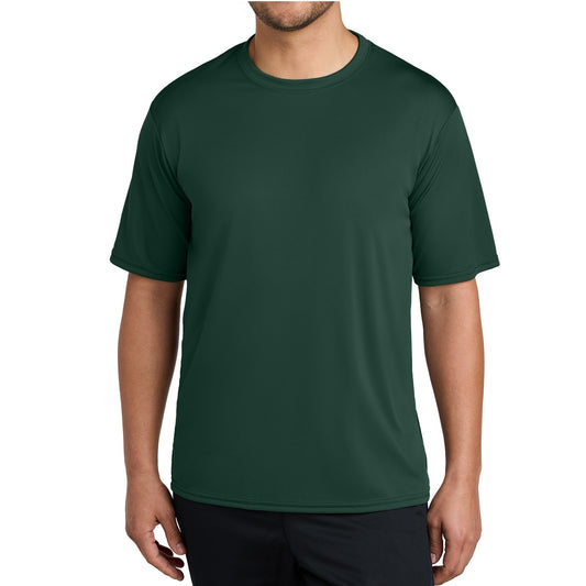 48 Pack Men's Performance Short Sleeve T-Shirts - Dark Green