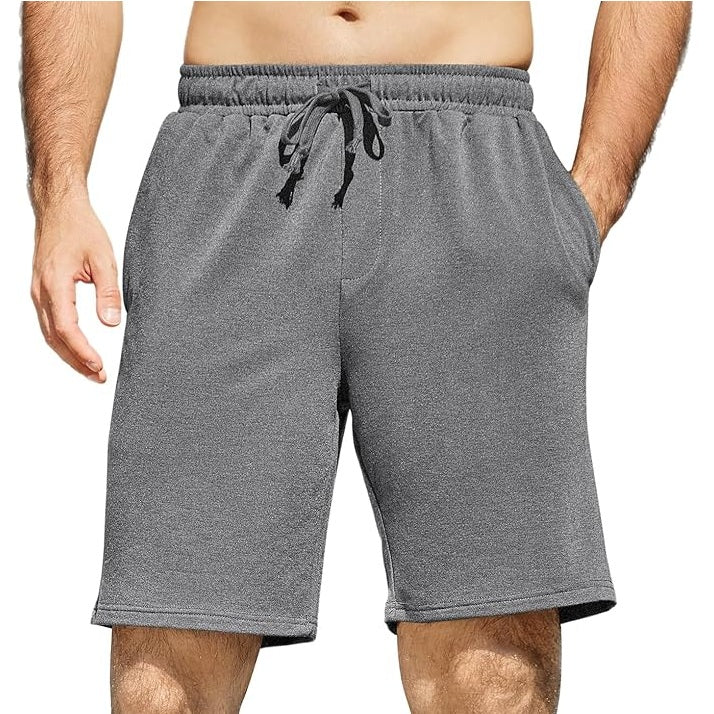 24 Pack Men's Classic Fleece Lounge Shorts - Aqua