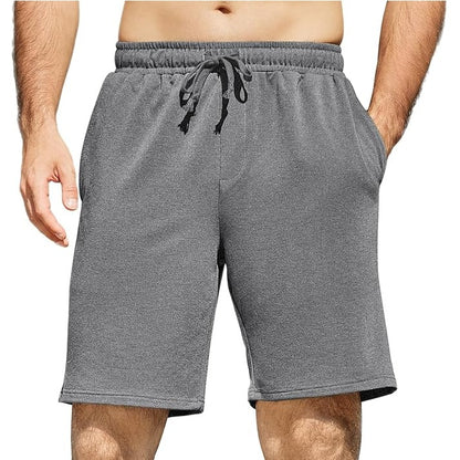 24 Pack Men's Classic Fleece Lounge Shorts - Aqua