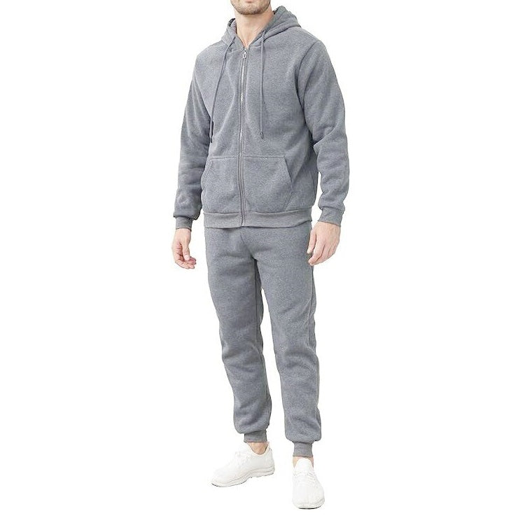 24 Pack Men's 2 Piece Joggers & Hoodie Set - Sky Blue