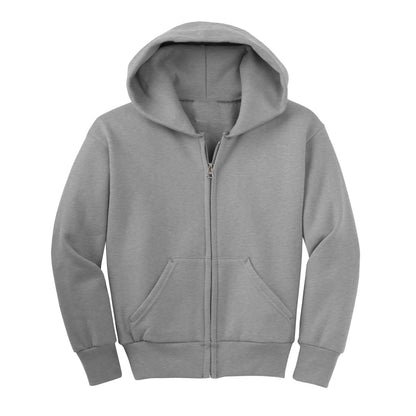 24 Pack Youth Zip Up Hoodie - Black
