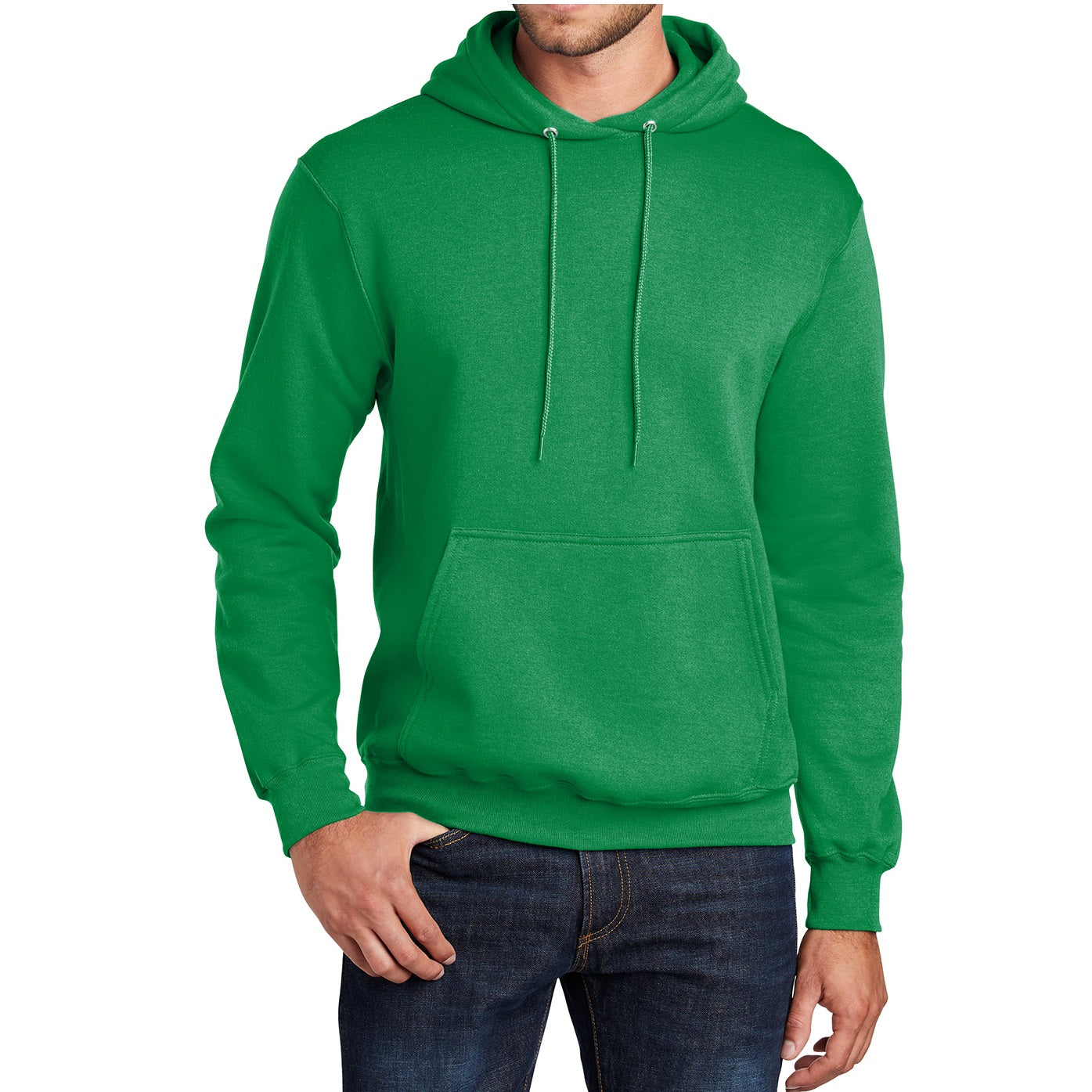 24 Pack Men's Pullover Hoodie - Heather Grey