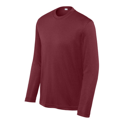 48 Pack Youth Long Sleeve Performance Tee - Dark Green
