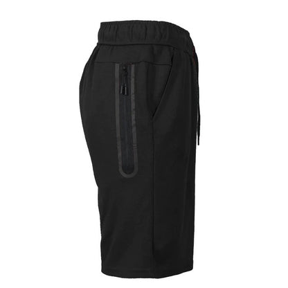 24 Pack Men's Tech Fleece Shorts with Long Zipper Side Pocket - Royal Blue