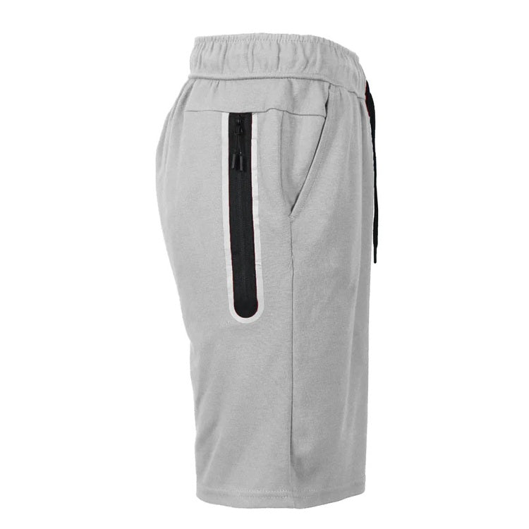 24 Pack Men's Tech Fleece Shorts with Long Zipper Side Pocket - Royal Blue