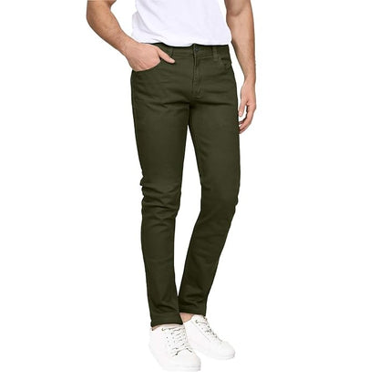 24 Pack Men's Stretch Jean-Cut Chino Pants - Dark Grey