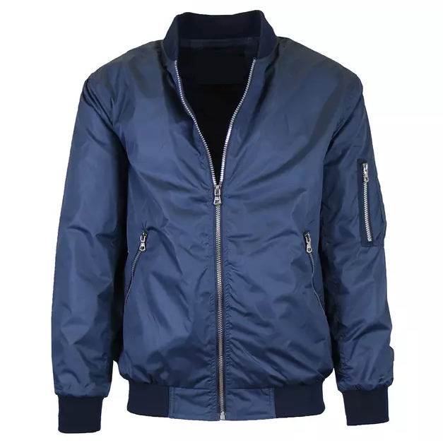 24 Pack Men's Lightweight Bomber Jacket - Black