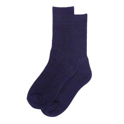 72 Pack Youth Crew Socks - White