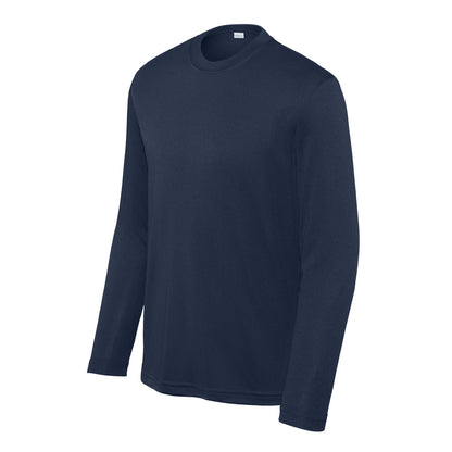 48 Pack Youth Long Sleeve Performance Tee - Dark Green