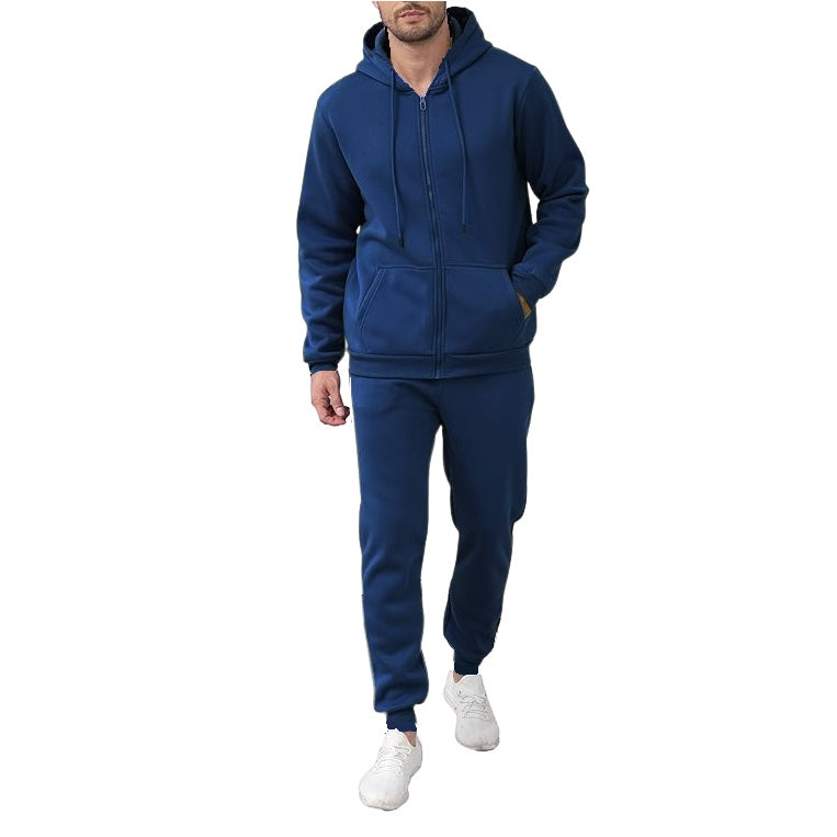 24 Pack Men's 2 Piece Joggers & Hoodie Set - Sky Blue