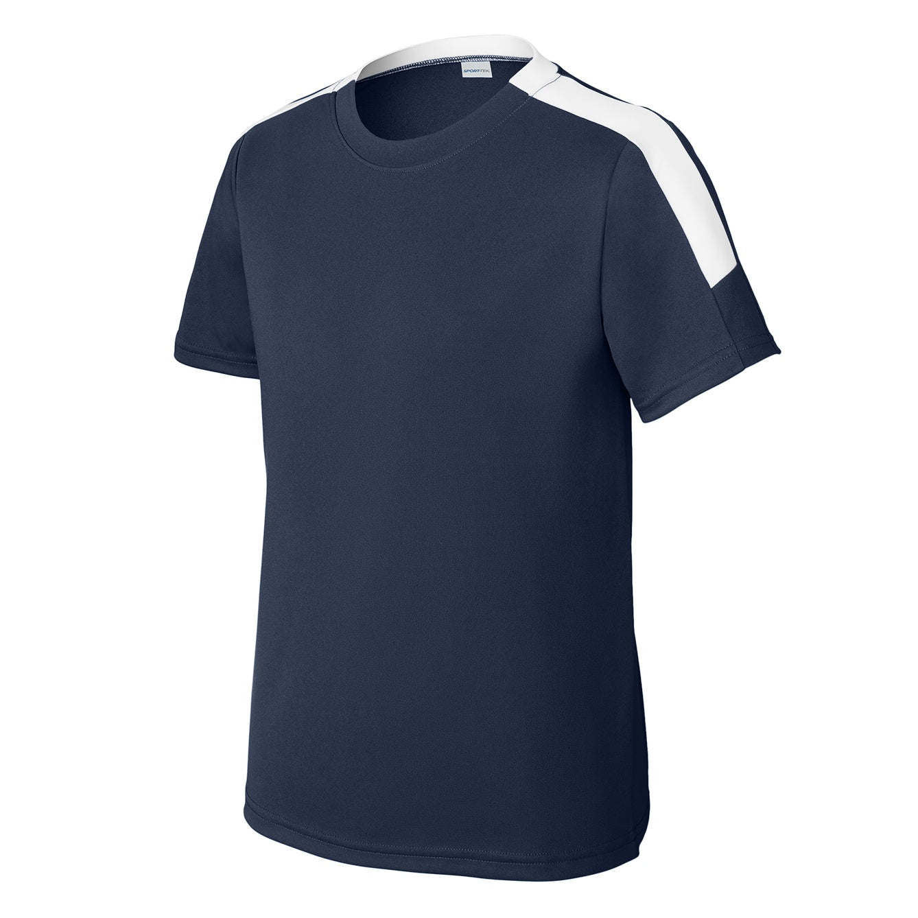 36 Pack Youth Crew Neck Short Sleeve Moisture-Wicking Team Shirt - Red / White