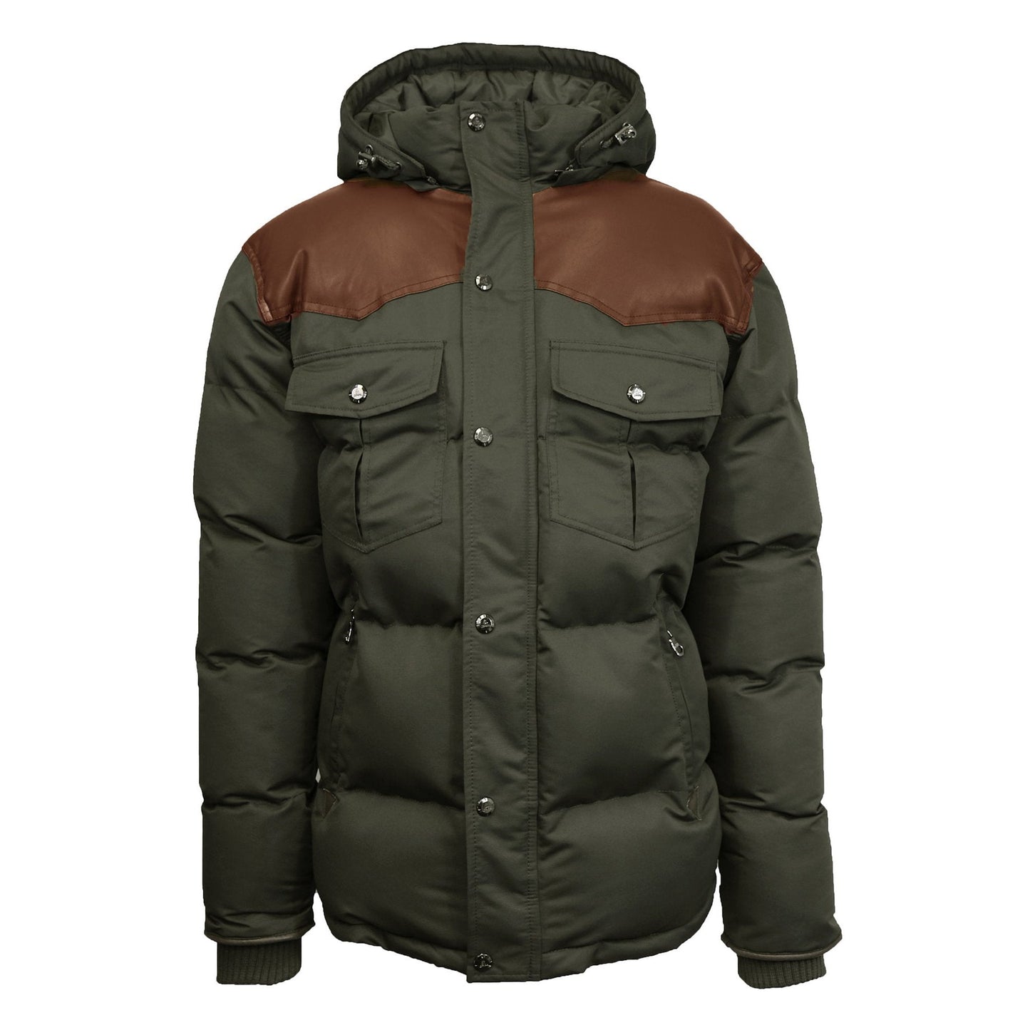 12 Pack Youth Ranger Bubble Jacket with Hood - Olive