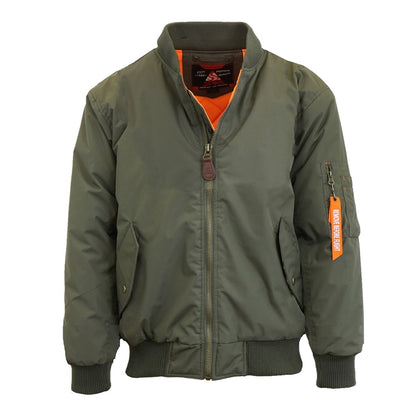 24 Pack Men's Heavyweight Bomber Flight Jacket - Camo