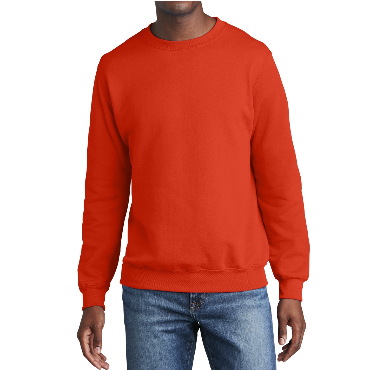 24 Pack Men's Crewneck Sweatshirt - Maroon