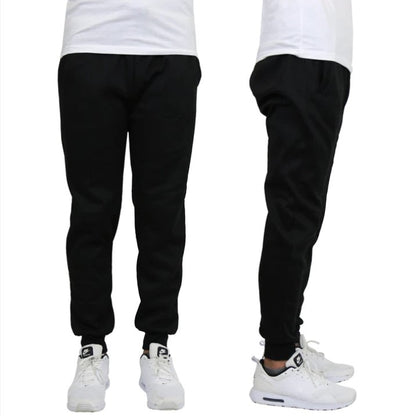 24 Pack Men's Fleece Jogger Sweatpants - Olive