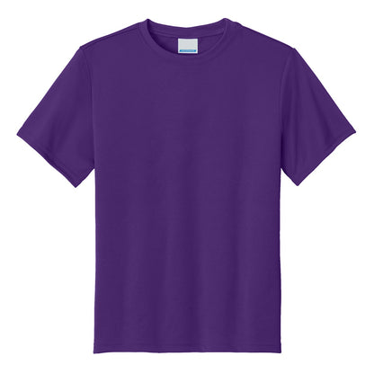 48 Pack Youth Short Sleeve Performance Tee - Silver