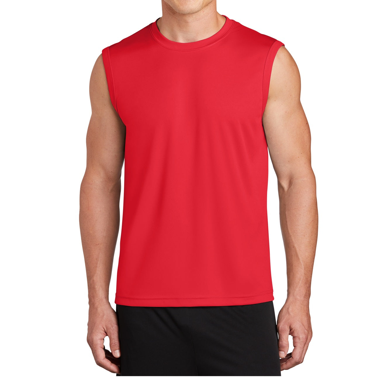 48 Pack Men's Performance Muscle Shirts - Black