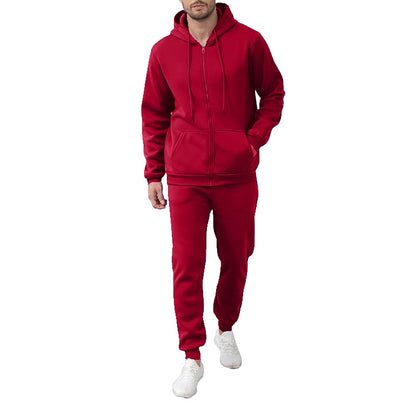 24 Pack Men's 2 Piece Joggers & Hoodie Set - Sky Blue